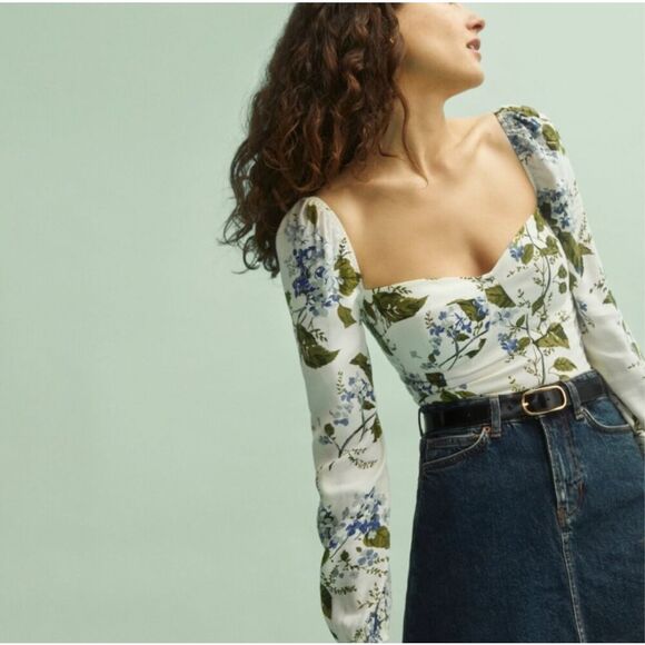 Reformation Reign Floral Top - Picture 1 of 8